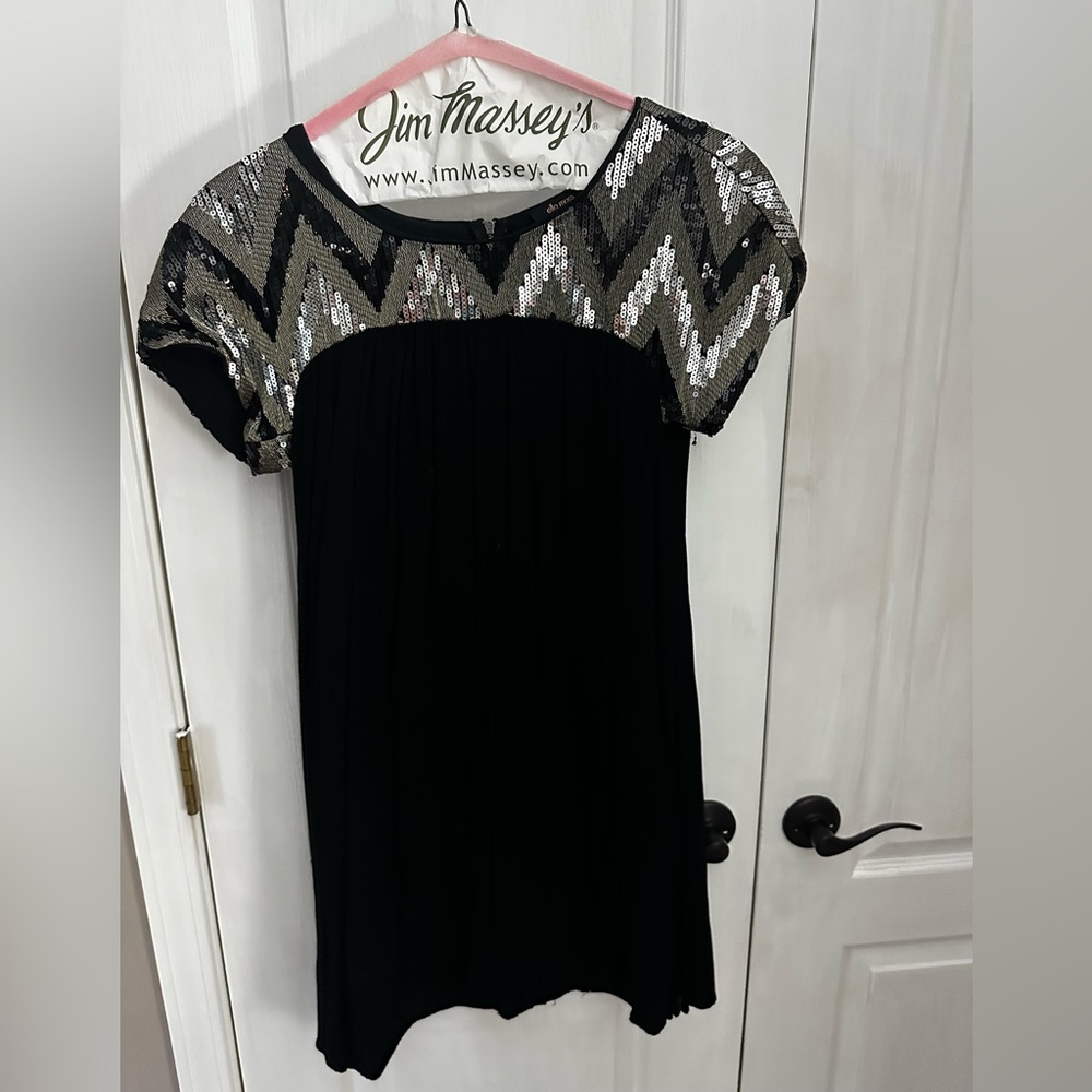 Ella Moss Black Sequin Dress